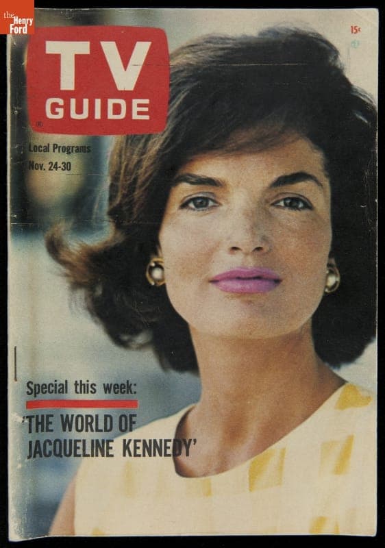 TV Guide Magazine for November 24-30, 1962, "The World of Jacqueline Kennedy"