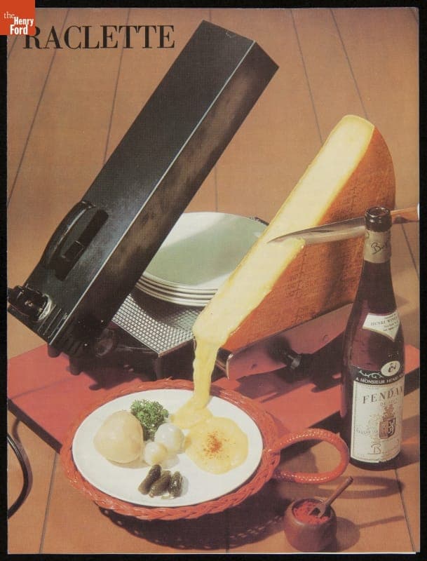Advertising Brochure for Switzerland Cheese, "Raclette," 1972