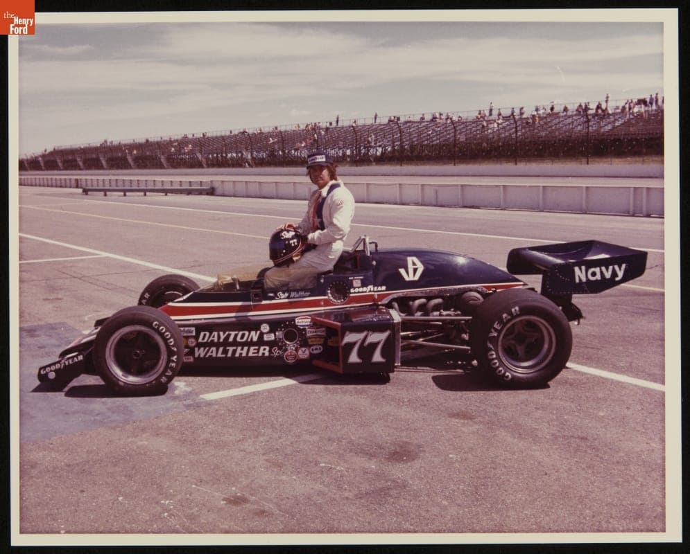 Salt Walther at Pocono Raceway, 1975