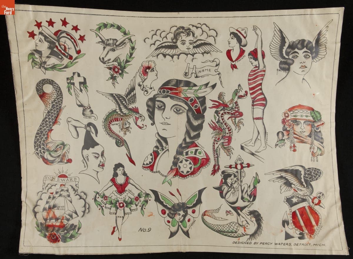 Tattoo Flash, circa 1920