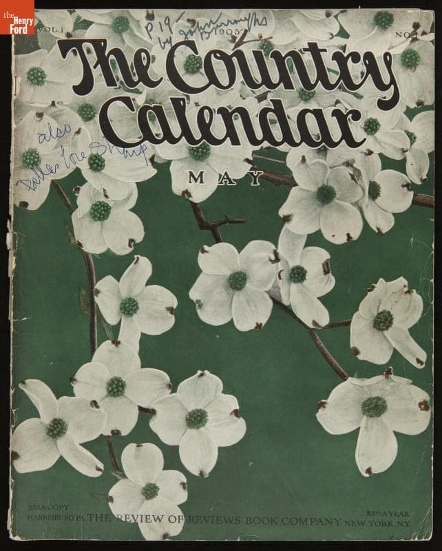 Country Calendar Magazine for May 1905, with Article by John Burroughs, "In May"