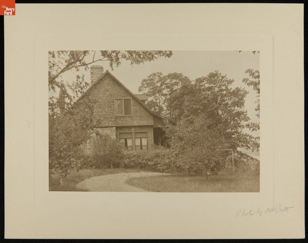 Clara Barrus' Cottage at Riverby, "The Nest," circa 1915