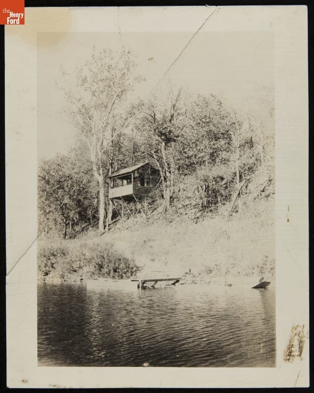 Charles Steinmetz Cabin on the Mohawk River, Schenectady, New York, May 16, 1930