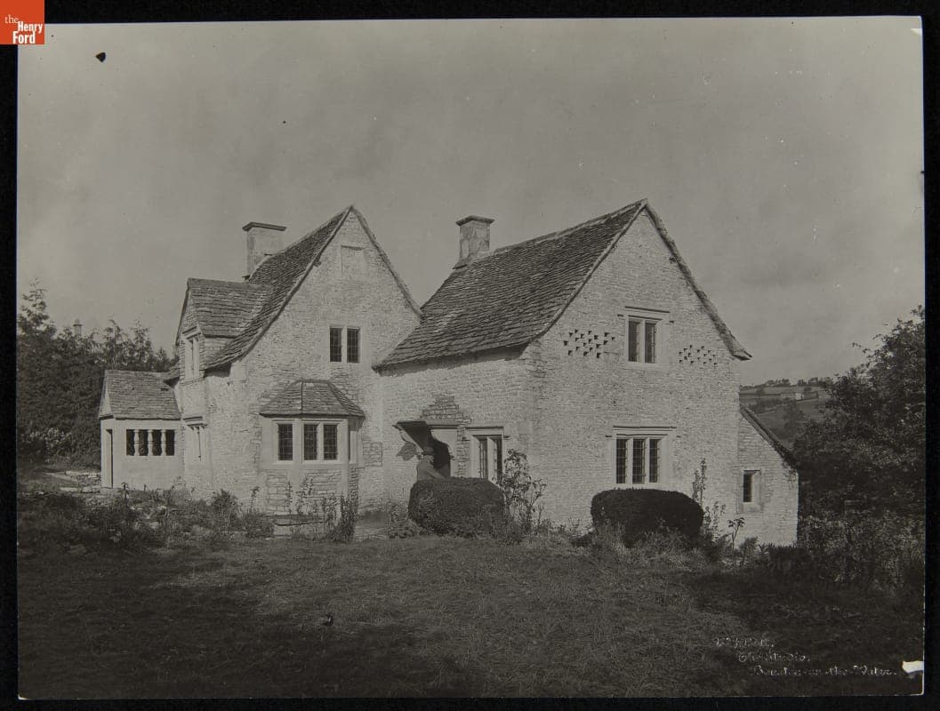 Cotswold Cottage at its Original Site, Chedworth, Gloucestershire, England, 1929-1930