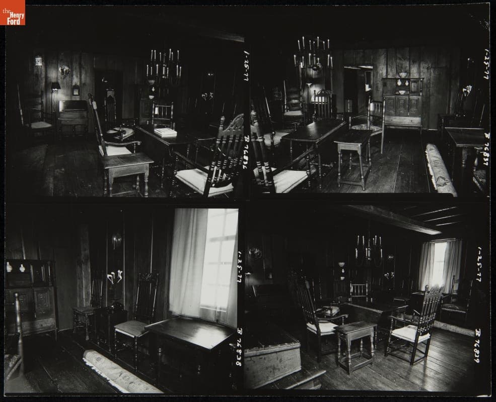 Daggett Farmhouse at Its Earlier Site, Union, Connecticut, 1977