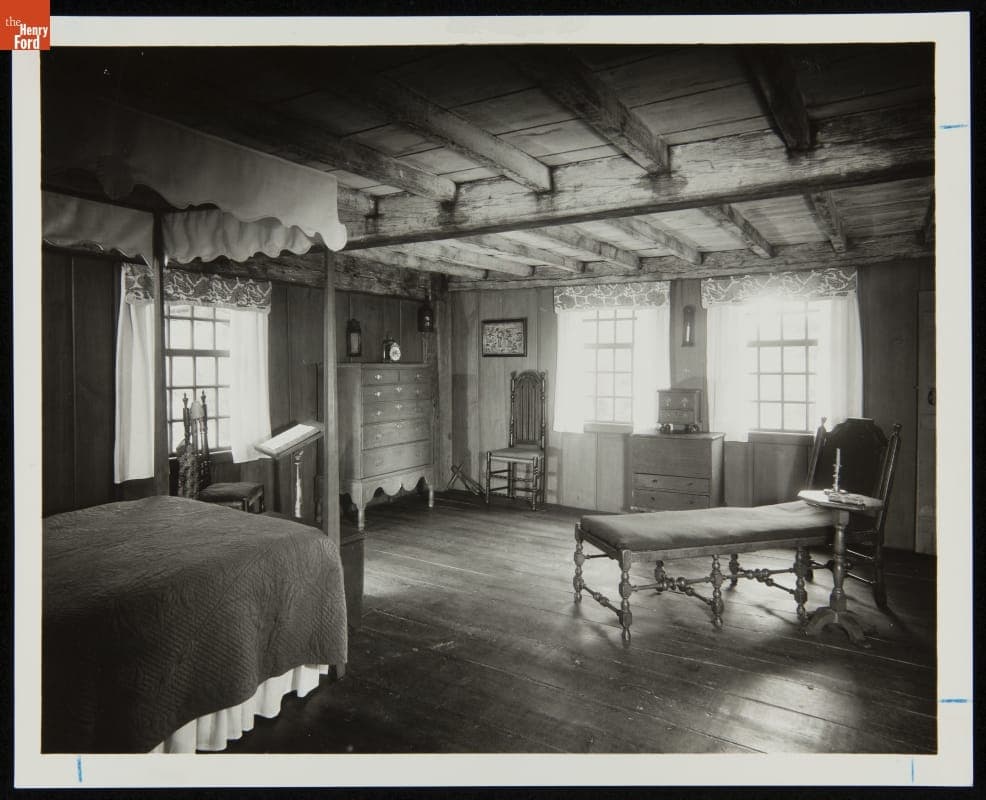 Daggett Farmhouse at Its Earlier Site, Union, Connecticut, circa 1962