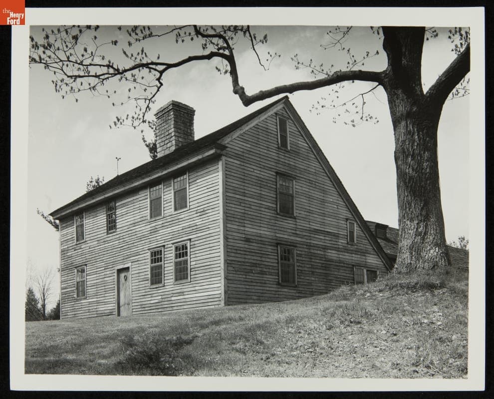Daggett Farm House at Its Earlier Site, Union, Connecticut