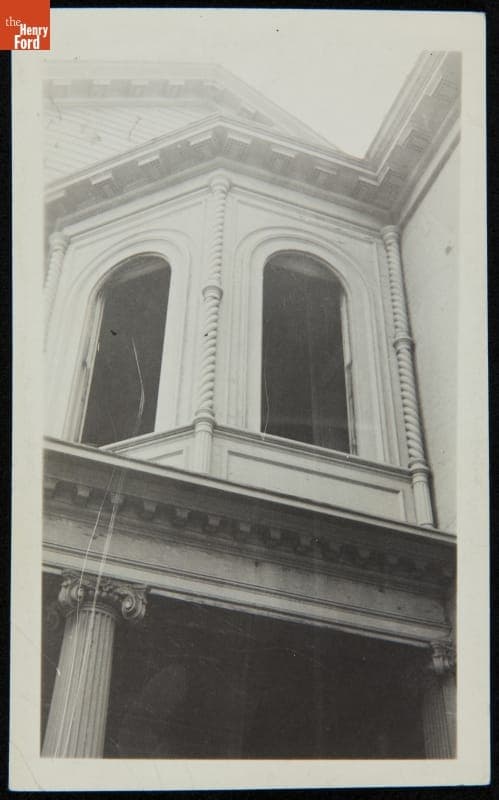 Documentary Photograph of Noah Webster Home before Dismantling and Relocation to Greenfield Village, 1936