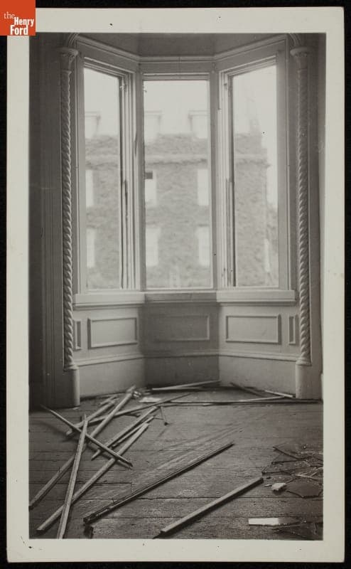 Documentary Photograph of Noah Webster Home before Dismantling and Relocation to Greenfield Village, 1936