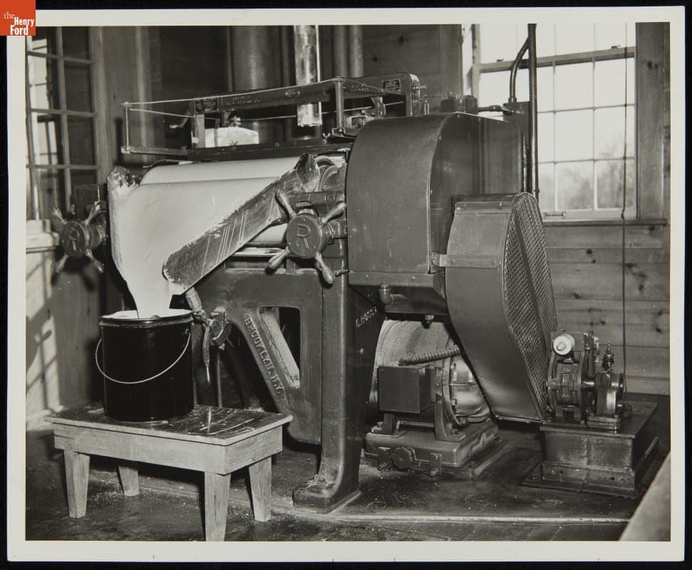 Making Soybean Paint for Automobiles, Ford Village Industry Plant, Saline, Michigan, November 1941