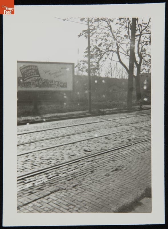 View of the Original Site of Heinz House, Sharpsburg, Pennsylvania, November 1952