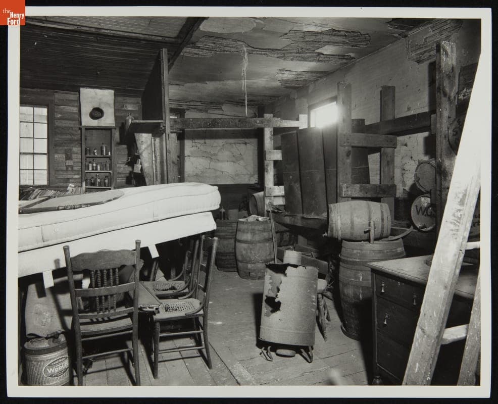 Interior of Dr. Howard's Office at its Original Site, Tekonsha, Michigan, March 1956