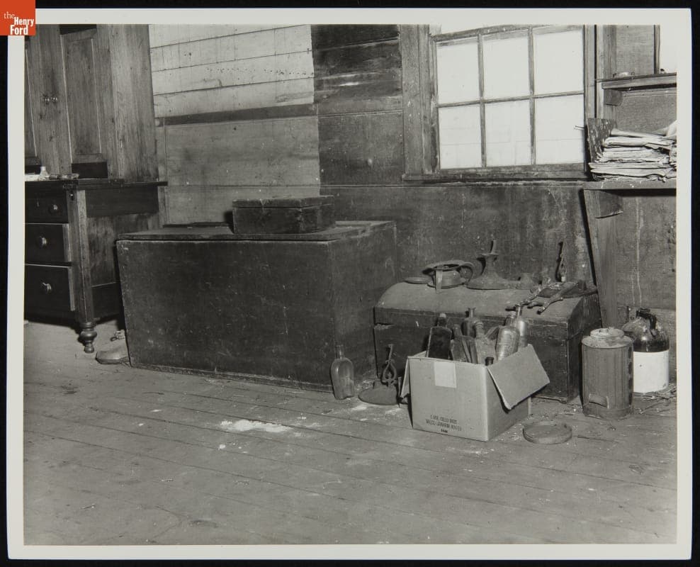 Interior of Dr. Howard's Office at its Original Site, Tekonsha, Michigan, March 1956