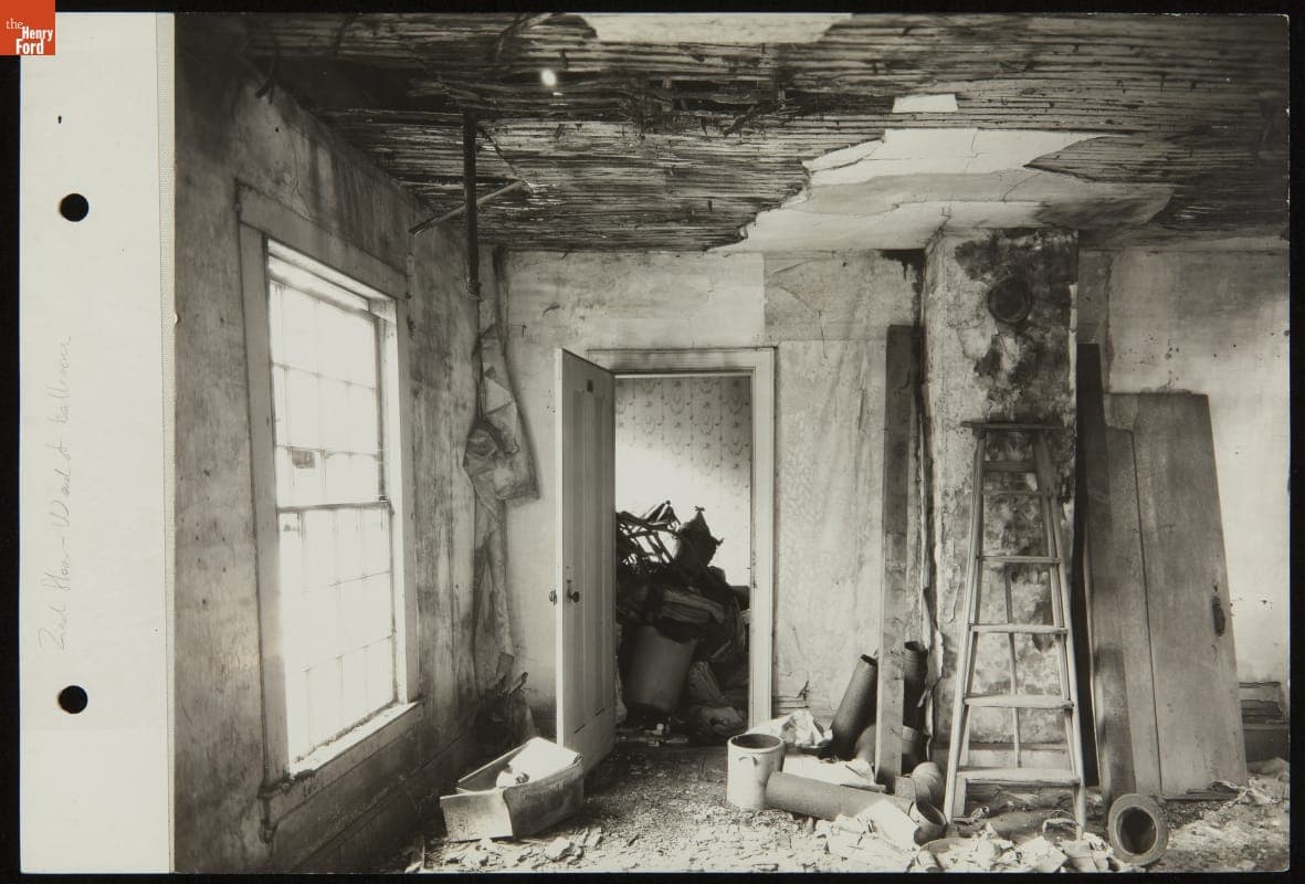 Interior of Eagle Tavern, Clinton, Michigan, September 1, 1925