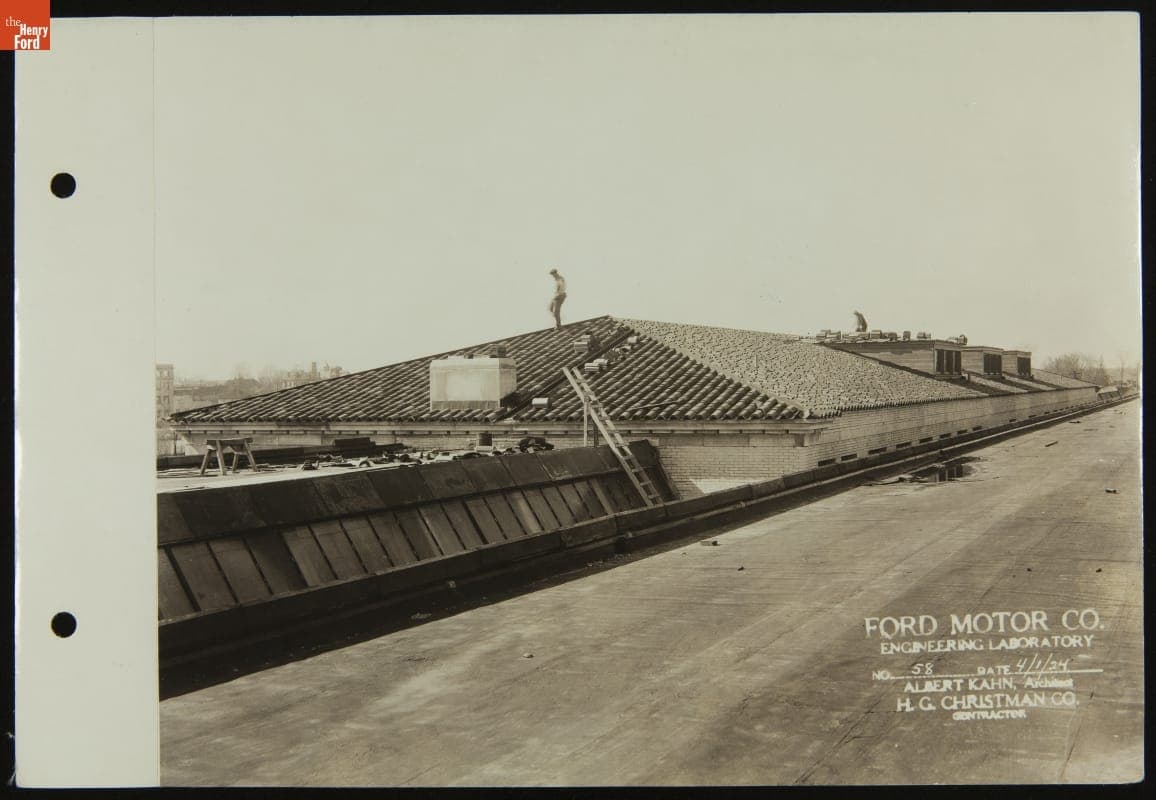 Ford Motor Company--Plant Construction--Dearborn Engineering Lab--1923-1924--Item14