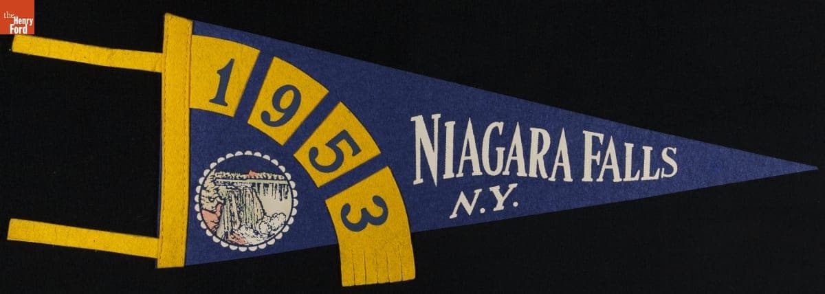Pennant, "Niagara Falls, N.Y.," 1953