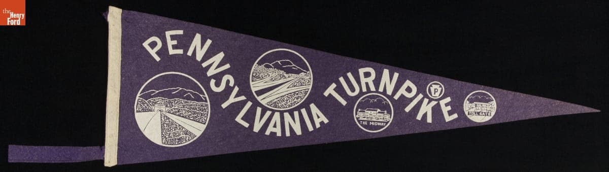 Pennant, "Pennsylvania Turnpike," 1940-1965