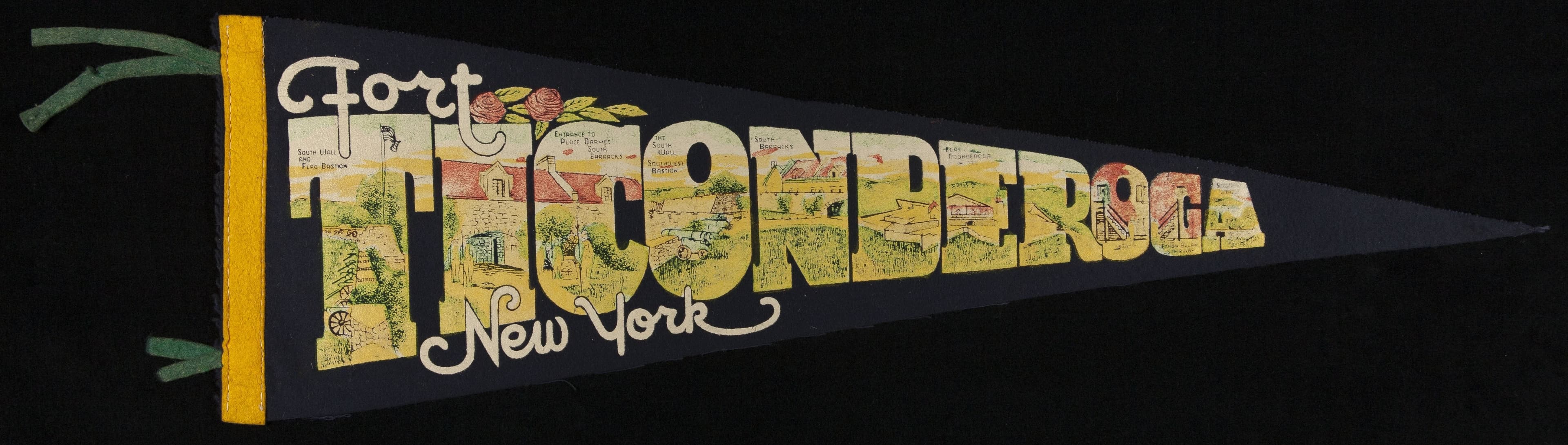 Pennant, "Fort Ticonderoga, New York," 1940-1965