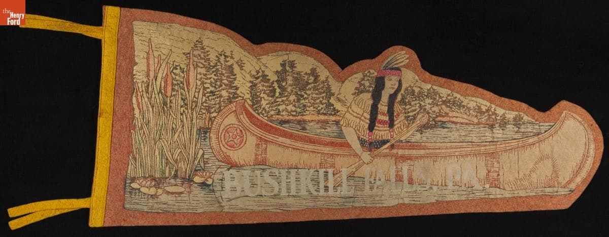 Pennant, "Bushkill Falls, Pa.," 1940-1965