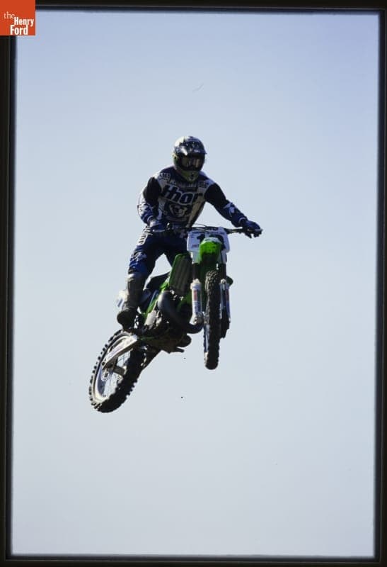 Ryan Hughes in Mid-Air, Steel City MX, Delmont, Pennsylvania, September 6, 1998