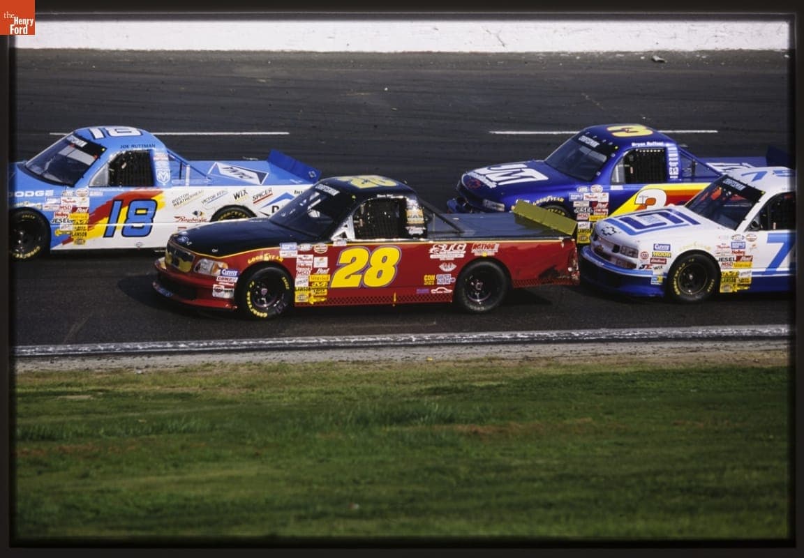 Group of Four Craftsman Trucks, Dodge California 250, Mesa Marin Raceway, Bakersfield, California, March 26, 2000