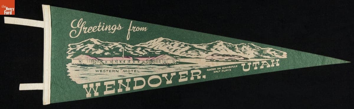 Pennant, "Greetings from Wendover, Utah," 1940-1965
