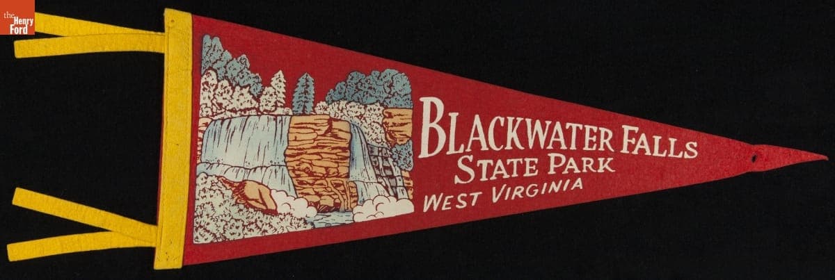 Pennant, "Blackwater Falls State Park. West Virginia," 1940-1965