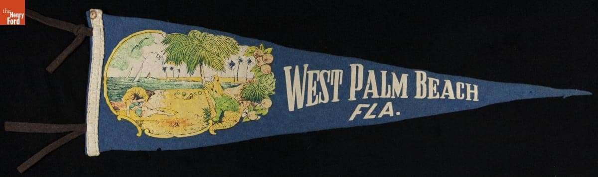 Pennant, "West Palm Beach, Fla.," 1940-1965
