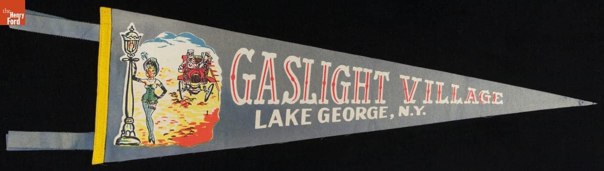 Pennant, "Gaslight Village, Lake George, N.Y.," 1960-1975