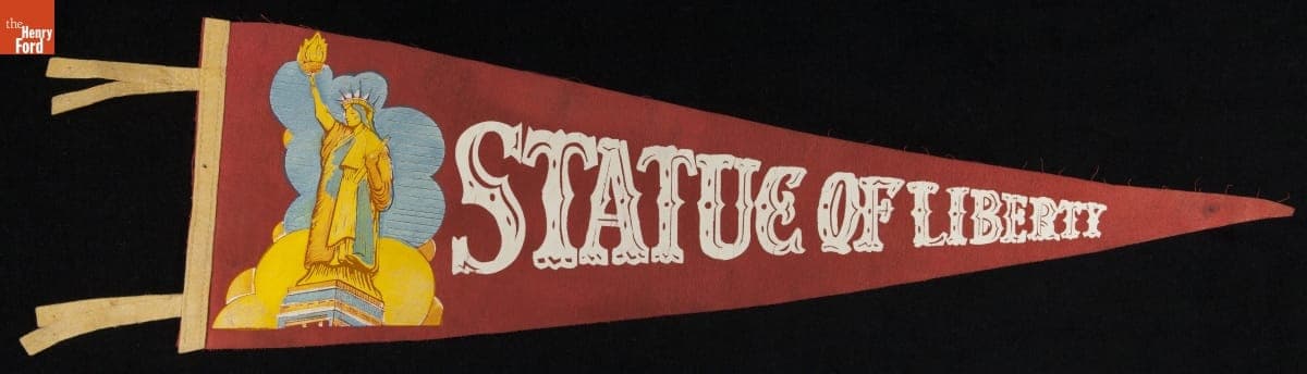 Pennant, "Statue of Liberty," 1940-1965
