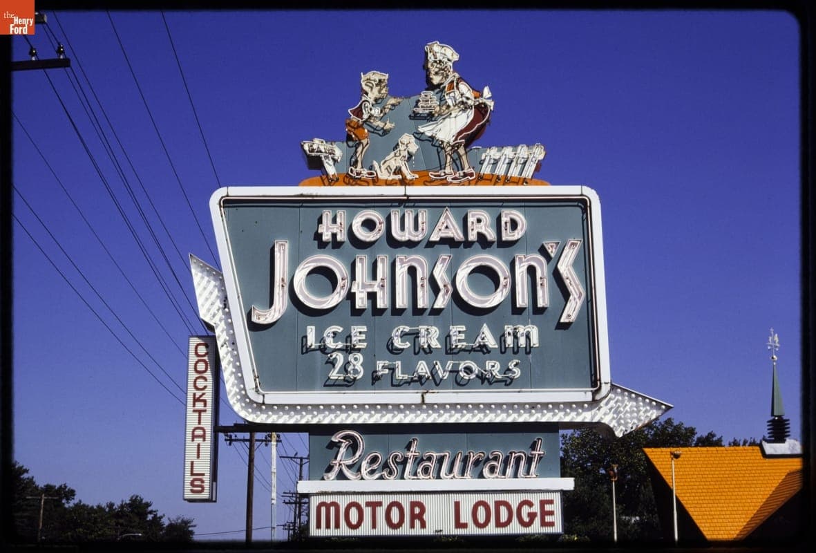 Howard Johnson's Sign, New York, New York, 1984
