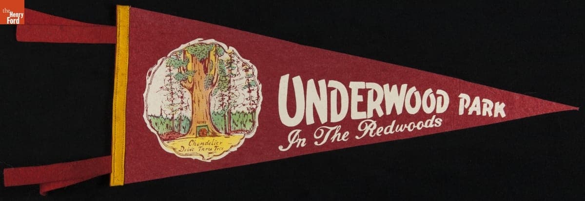 Pennant, "Underwood Park In The Redwoods," 1940-1965