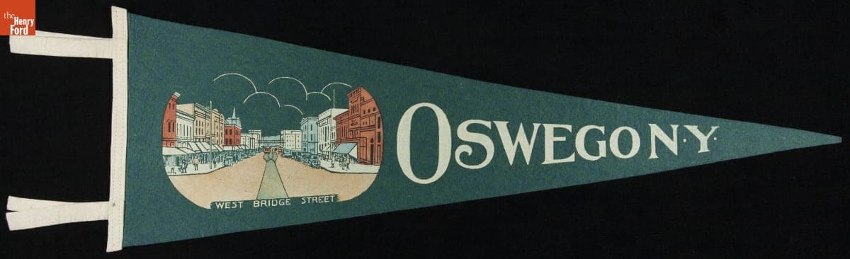 Pennant, "Oswego N.Y.," 1940-1965