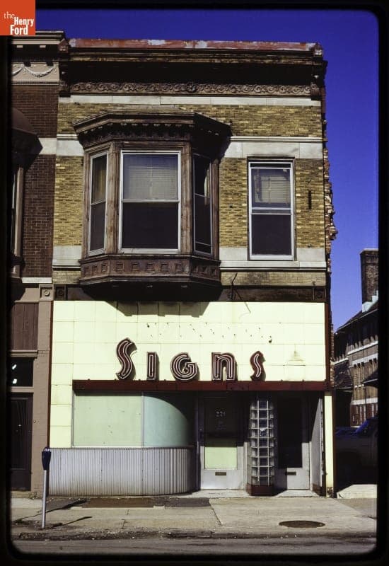 Signs Store, Springfield, Illinois, 1980