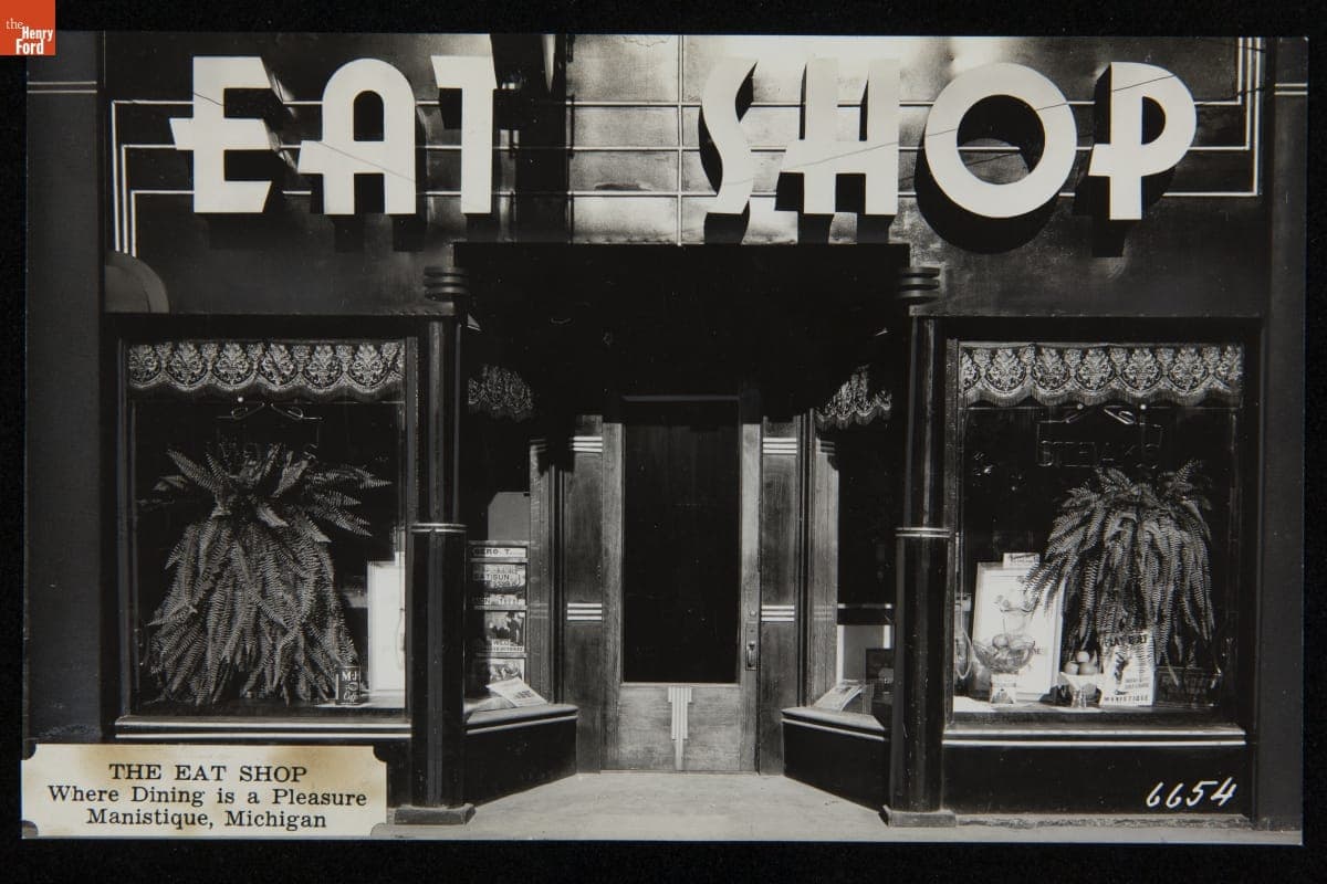 The Eat Shop, Manistique, Michigan, 1935-1950