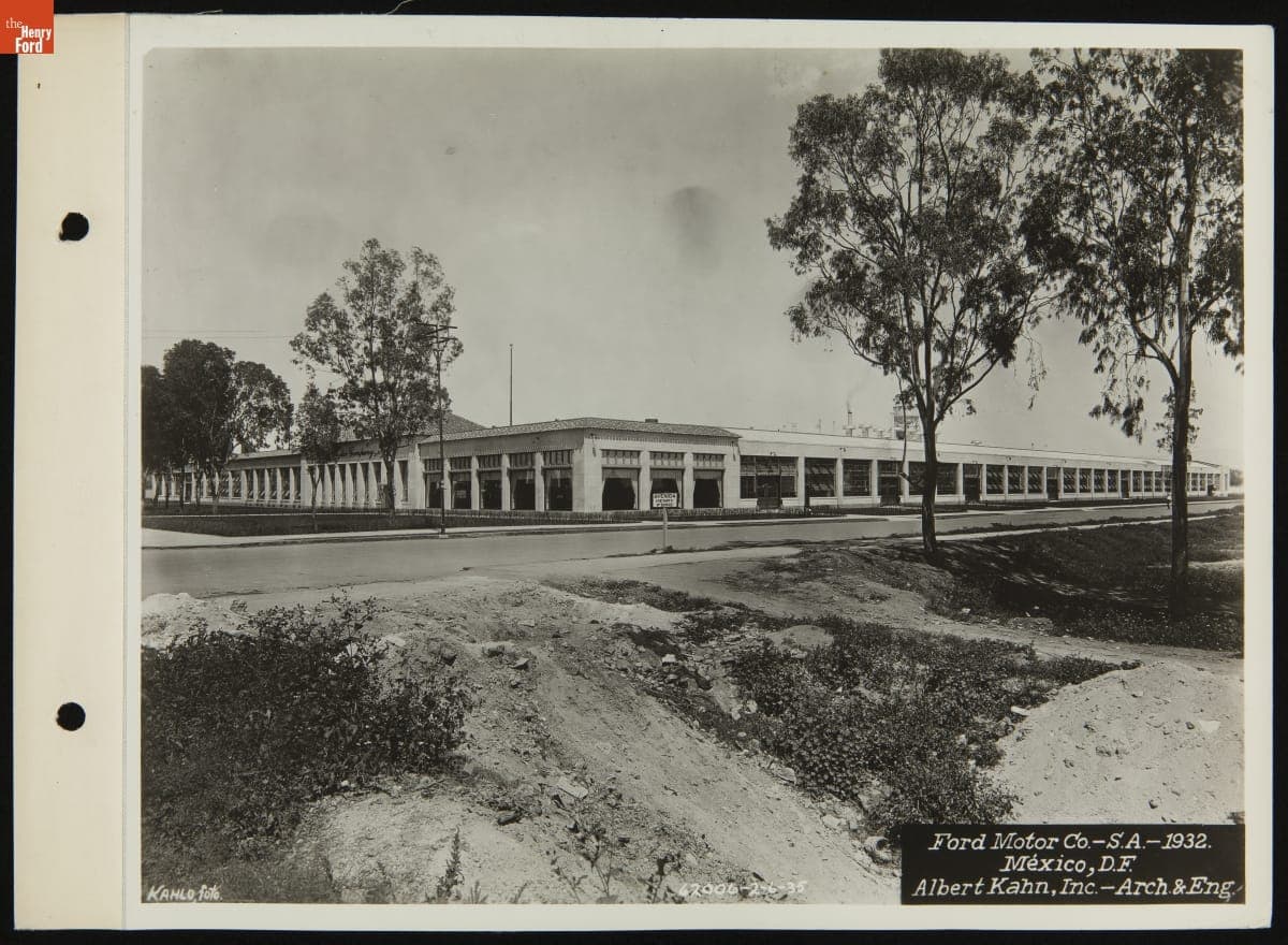 Ford Motor Company Mexico City Plant, Exterior, 1932