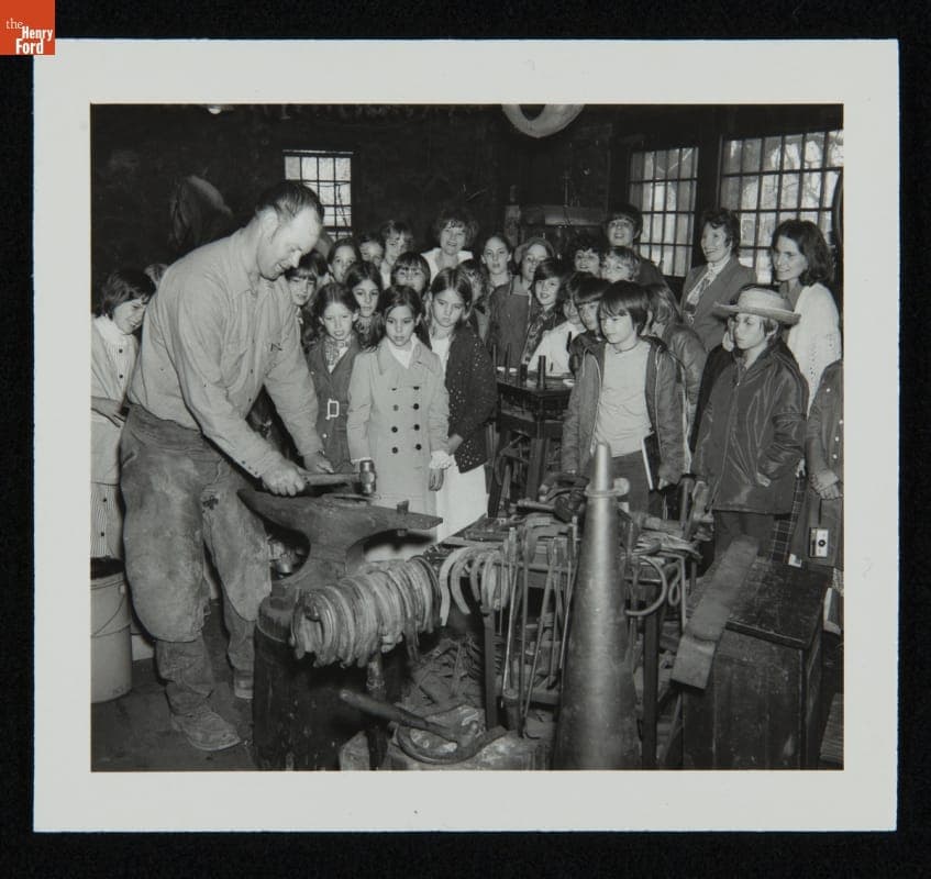 Blacksmith Shop in Greenfield Village, 1973