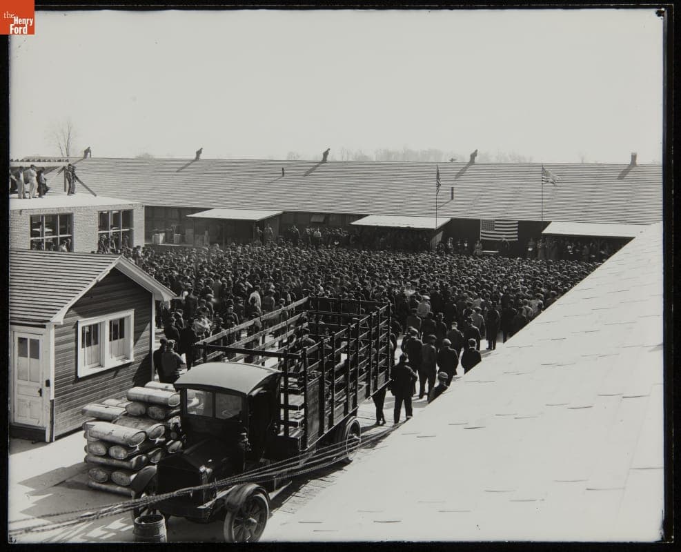 Women's Suffrage Meeting, Henry Ford & Son Tractor Plant, Dearborn, Michigan, October 18, 1918