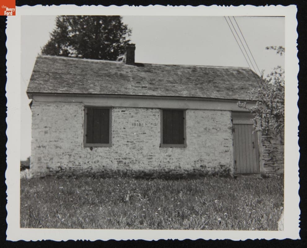 "Old Stone Jug" School Once Attended by John Burroughs, Roxbury, New York, 1944