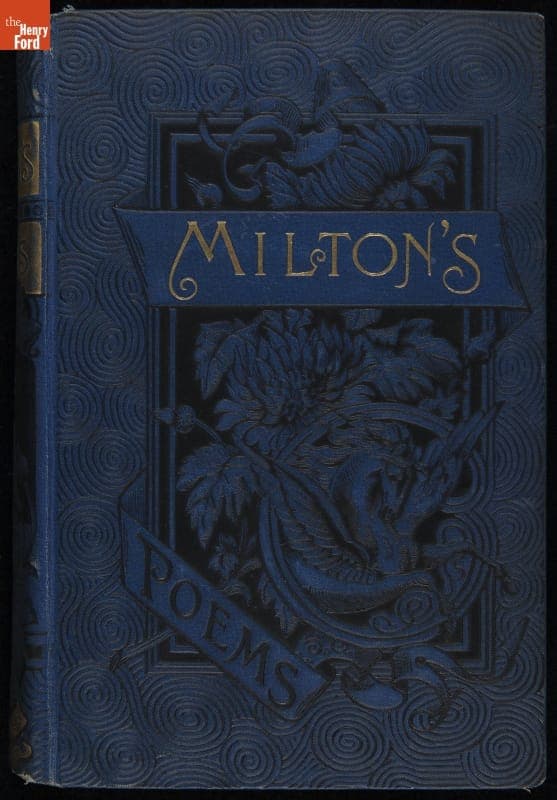 Book Used by the Wright Family, "The Poetical Works of John Milton," 1888