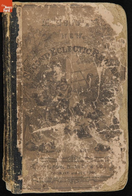 Book Used by Wilbur Wright, "McGuffey's New Second Eclectic Reader," 1857