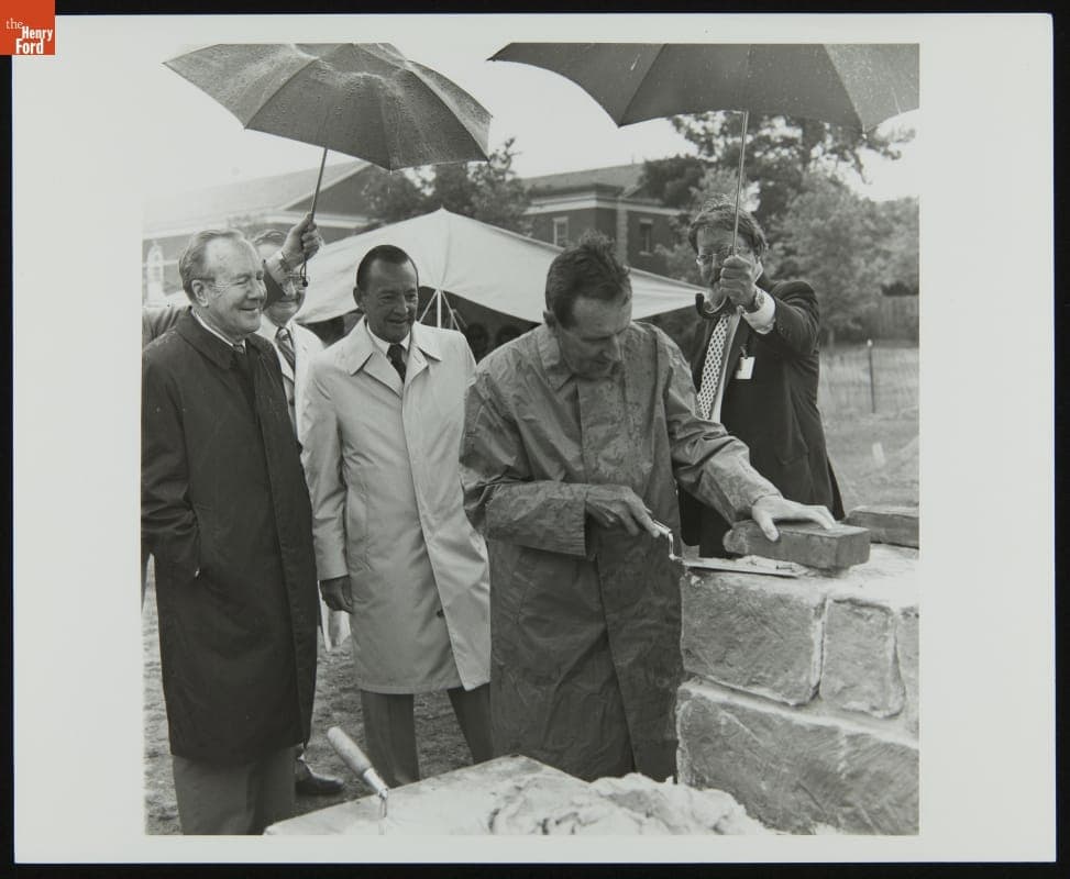 Firestone Farm Cornerstone Ceremony, Greenfield Village, July 11, 1984