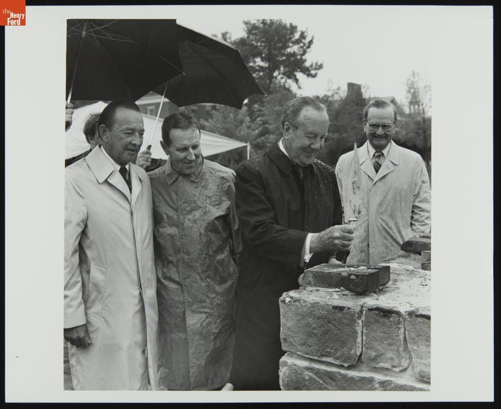 Firestone Farm Cornerstone Ceremony, Greenfield Village, July 11, 1984