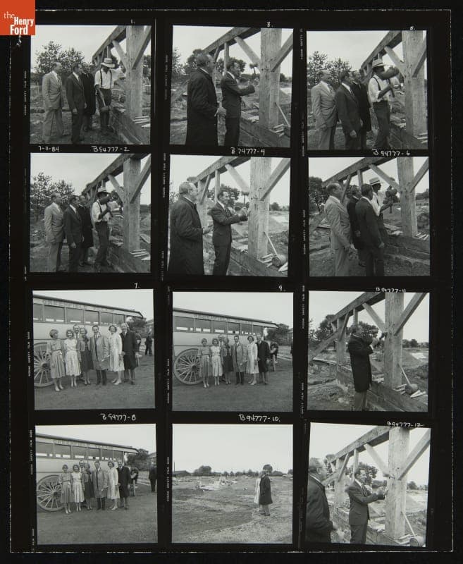 Firestone Farm Cornerstone Ceremony, Greenfield Village, July 11, 1984