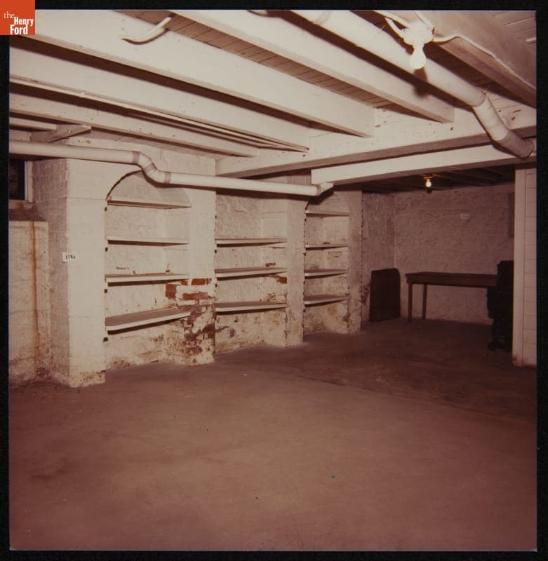 Firestone Farm Basement at its Original Site, Columbiana County, Ohio, February 7, 1983