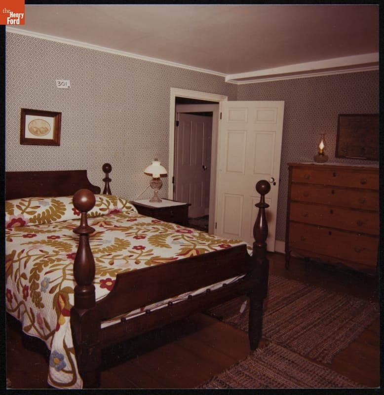 Southwest Bedroom in Firestone Farm at its Original Site, Columbiana County, Ohio, February 7, 1983