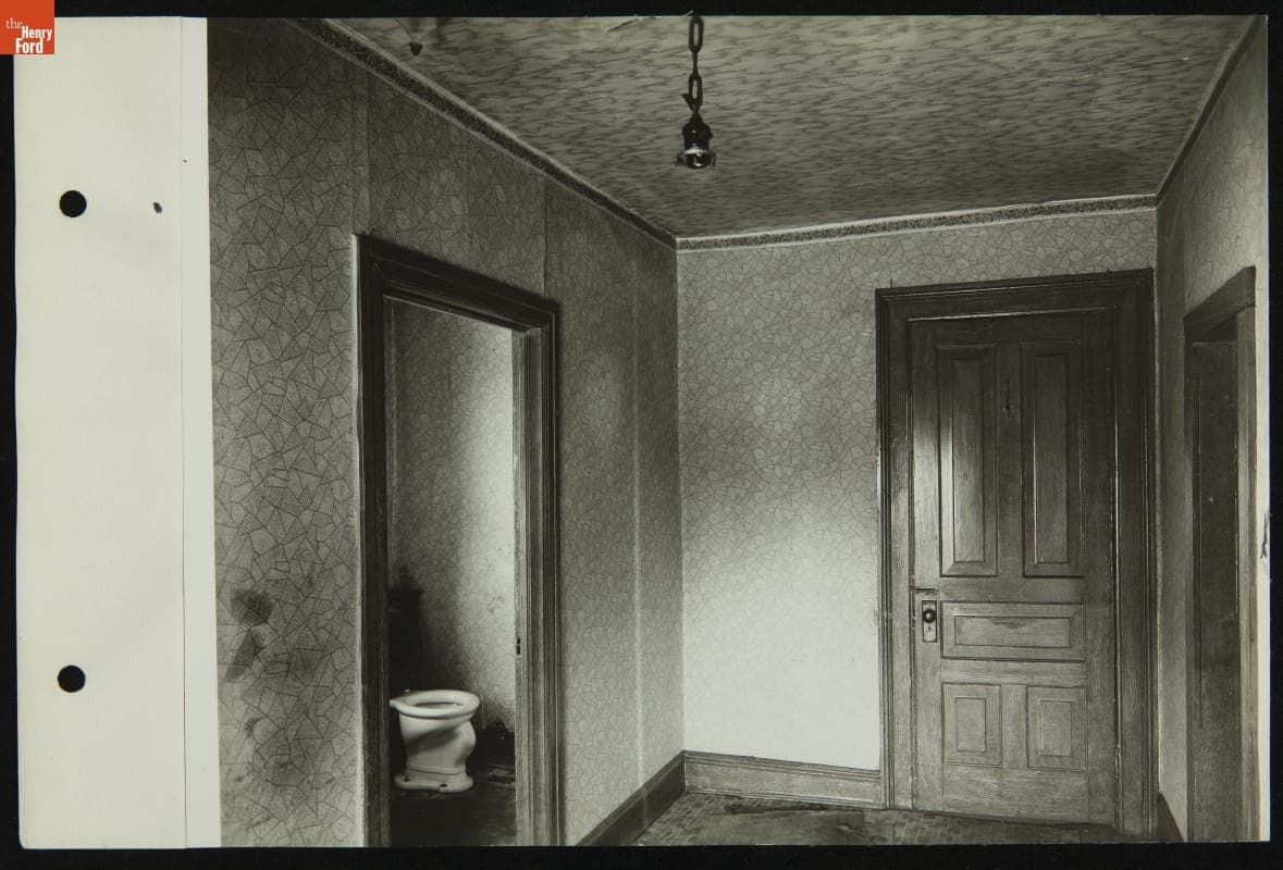 Interior of Mrs. Cohen's Millinery Shop at its Original Site, Detroit, Michigan, October 16, 1935