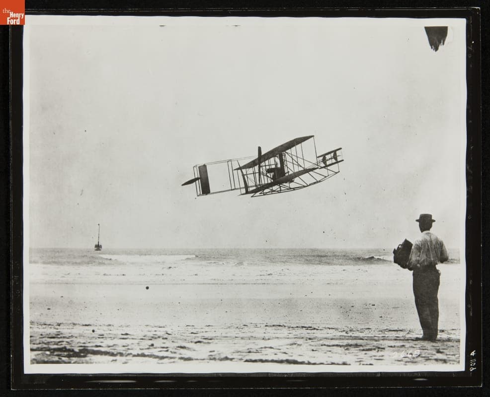 Wright Flyer at Kill Devil Hills, North Carolina, circa 1903