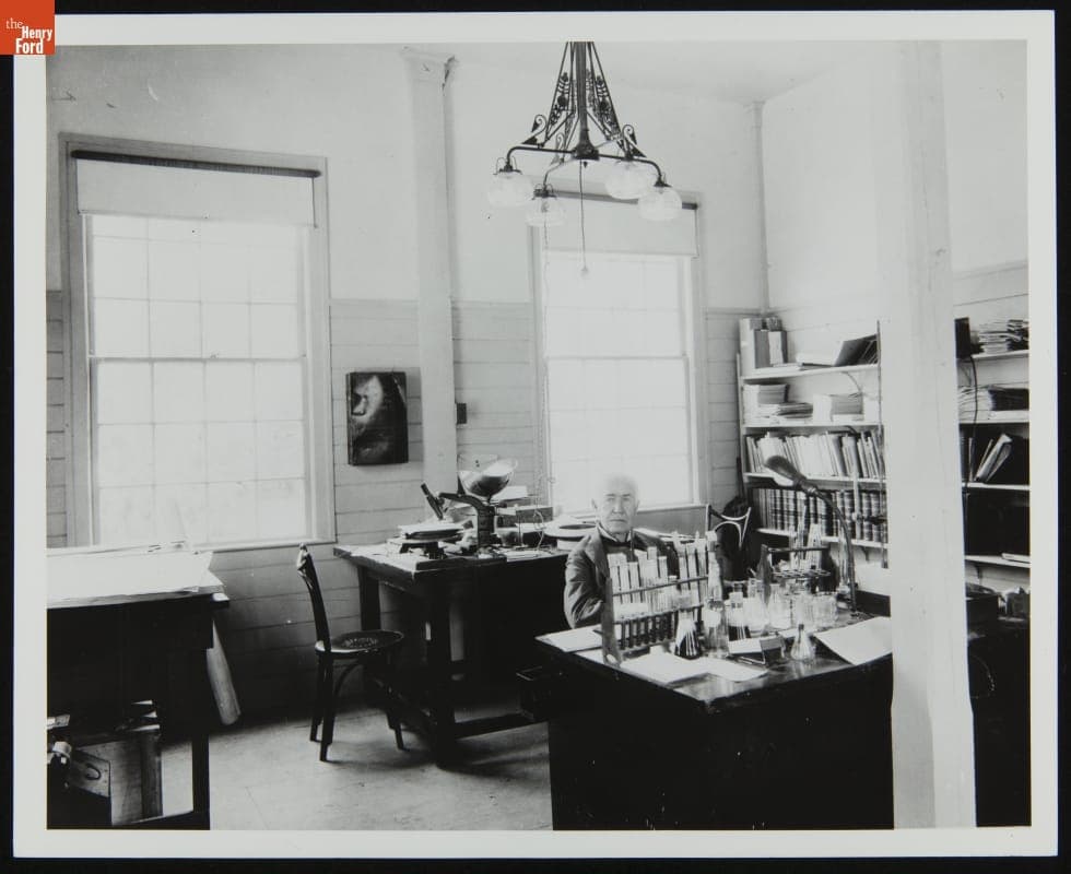 Interior View of Thomas Edison's Fort Myers Laboratory, Fort Myers, Florida, 1925-1927