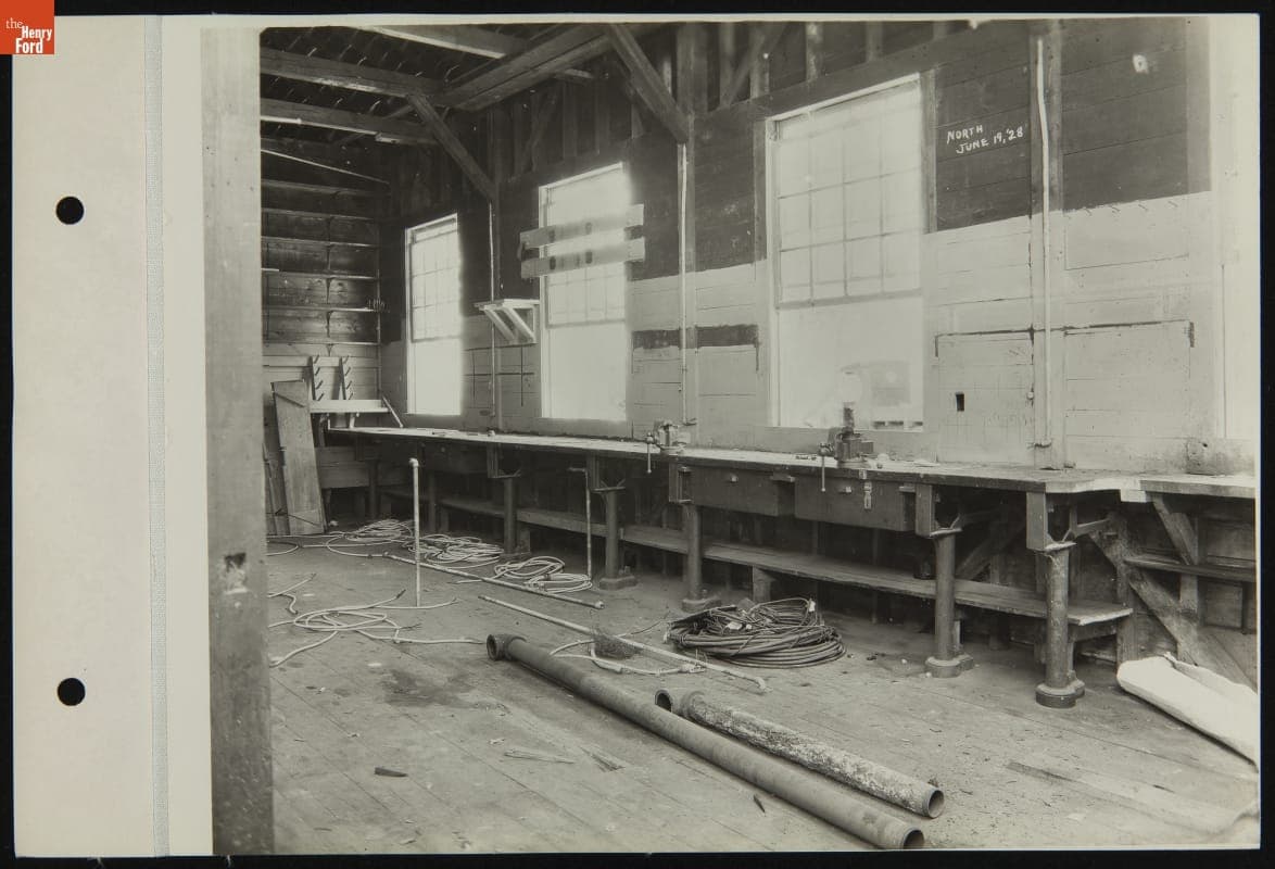 Interior View of Thomas Edison's Fort Myers Laboratory, Fort Myers, Florida, June 1928